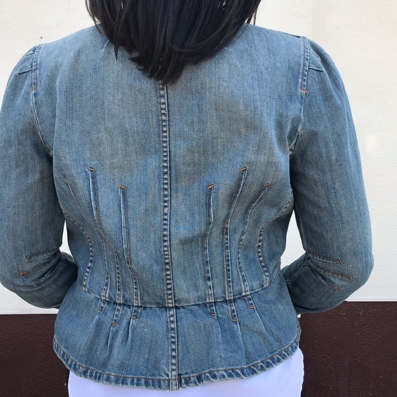 Marc Jacob Peplum Jean Jacket - Picture 4 of 5